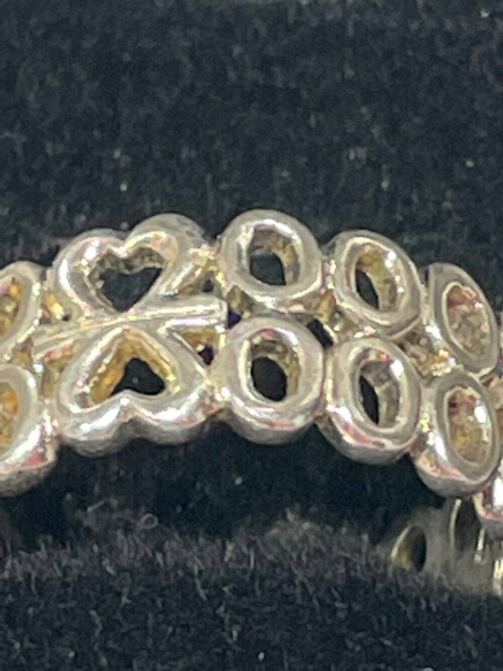 Vintage Sterling Silver Heart 2000 Ring Size 6.5 Millenium 925 - Picture 2 of 4